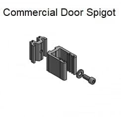 SE1000S 45mm SG Door Spigot - Shcs (Bag/4) - Not Specified (Hware)