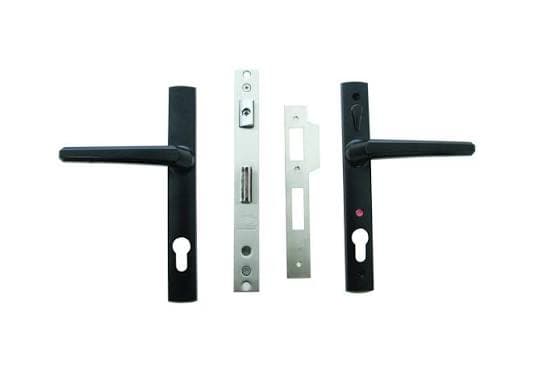 Killara Mk2 Twinbolt Locking Kit Handle No Cyl BLK - Black (Hware)