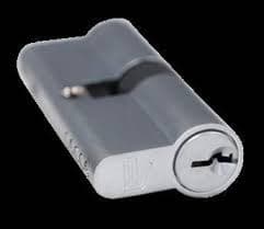 Alspec Fixed Cam 62mm 5 Pin Euro Cylinder SC Key A01 - Satin Chrome (Hware)