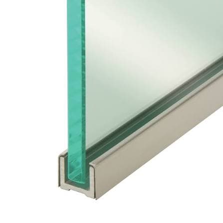 GRS24 DG Glazing Channel (24-25mm Glass) x 40M Roll Black - Black (Hware)