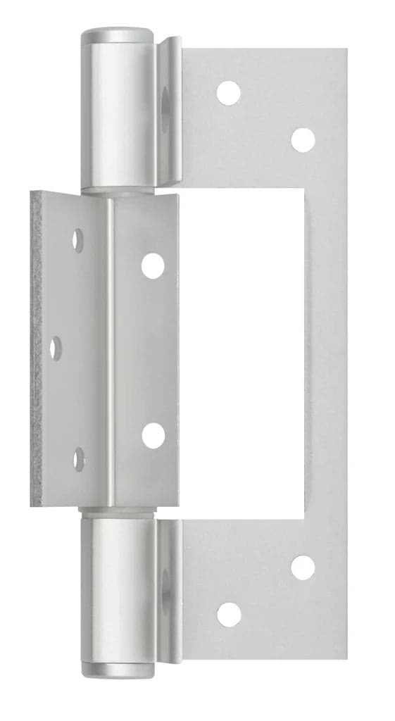 A104 Heavy Duty Alum Fast Fix Hinge SNA - 10um Clear Anodised