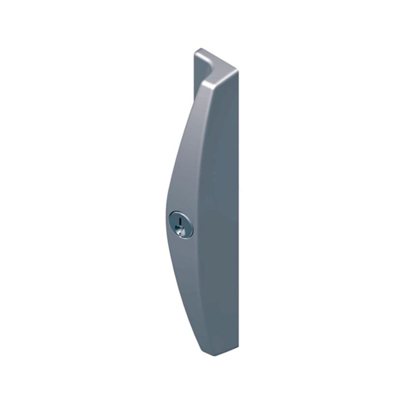 Onyx D Handle/Slim Pull Extra Width Strike No Cyl Blk - Black (Hware)