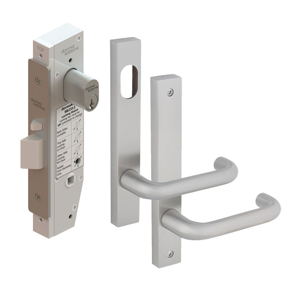 SB2312 Classroom Lock Kit 30mm B/Set 70 Lever NC SSS V2 - Satin Stainless Steel (Hware)