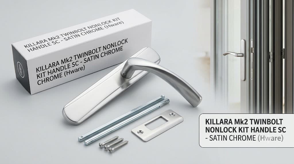 Killara Mk2 Twinbolt Nonlock Kit Handle SC - Satin Chrome (Hware)