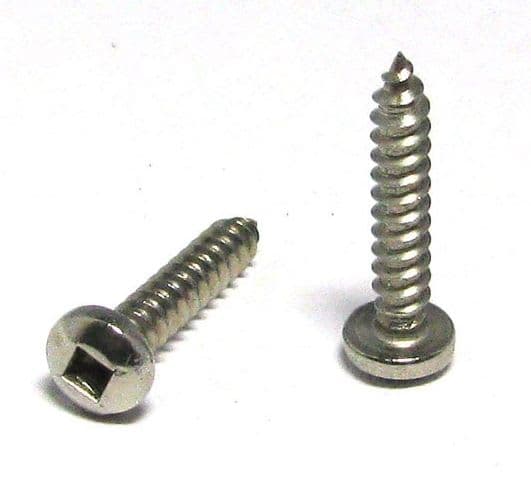 6G x 1 1/2 (38mm) 304SS Sq #1 Pan S/Tap Screw x 1000 - Stainless Steel (Hware)