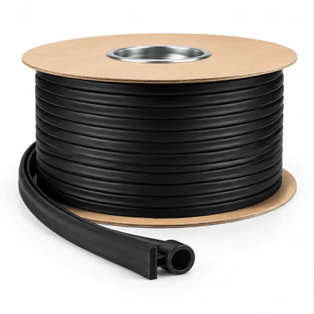 CE7 Co-Ext Bulb Seal (7mm Diameter) x 200M - Black