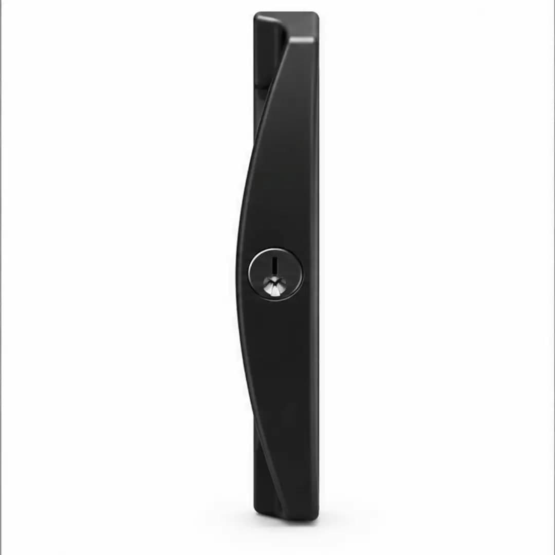 Onyx D Handle/Slim Pull Extra Width Strike No Cyl - Black