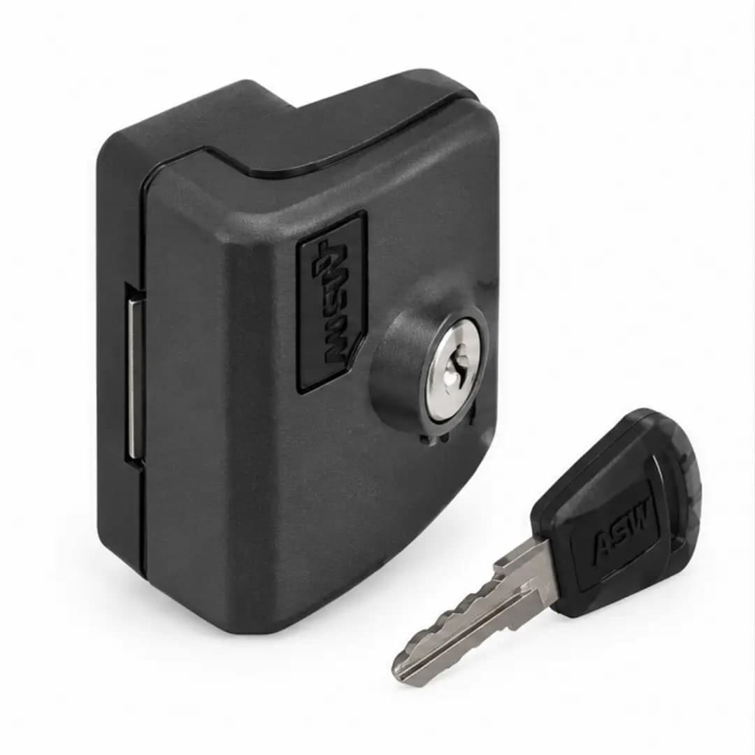 RSWA30 Lockable Handle With Key #27009 - Black